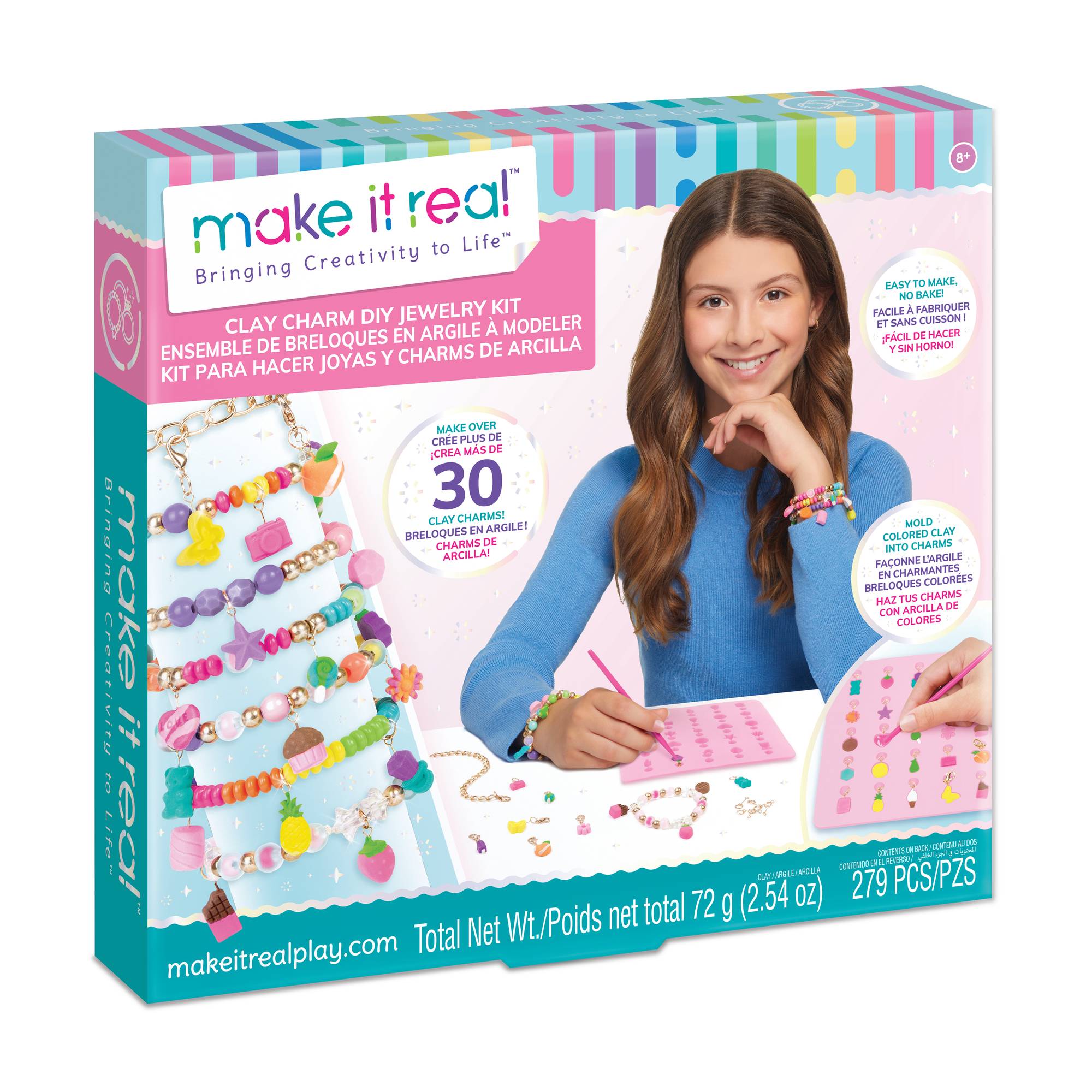 Make It Real Clay Charm DIY Jewellery Kit