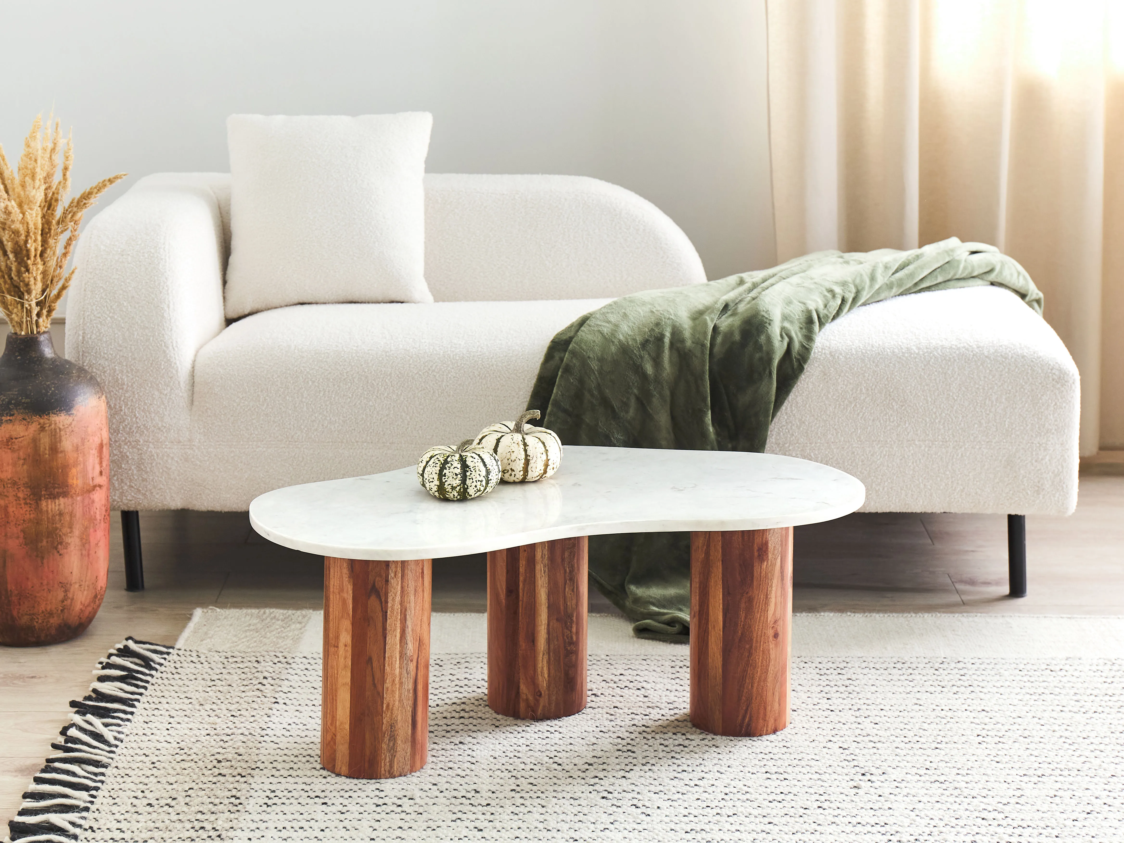 Coffee Table CASABLANCA Marble White