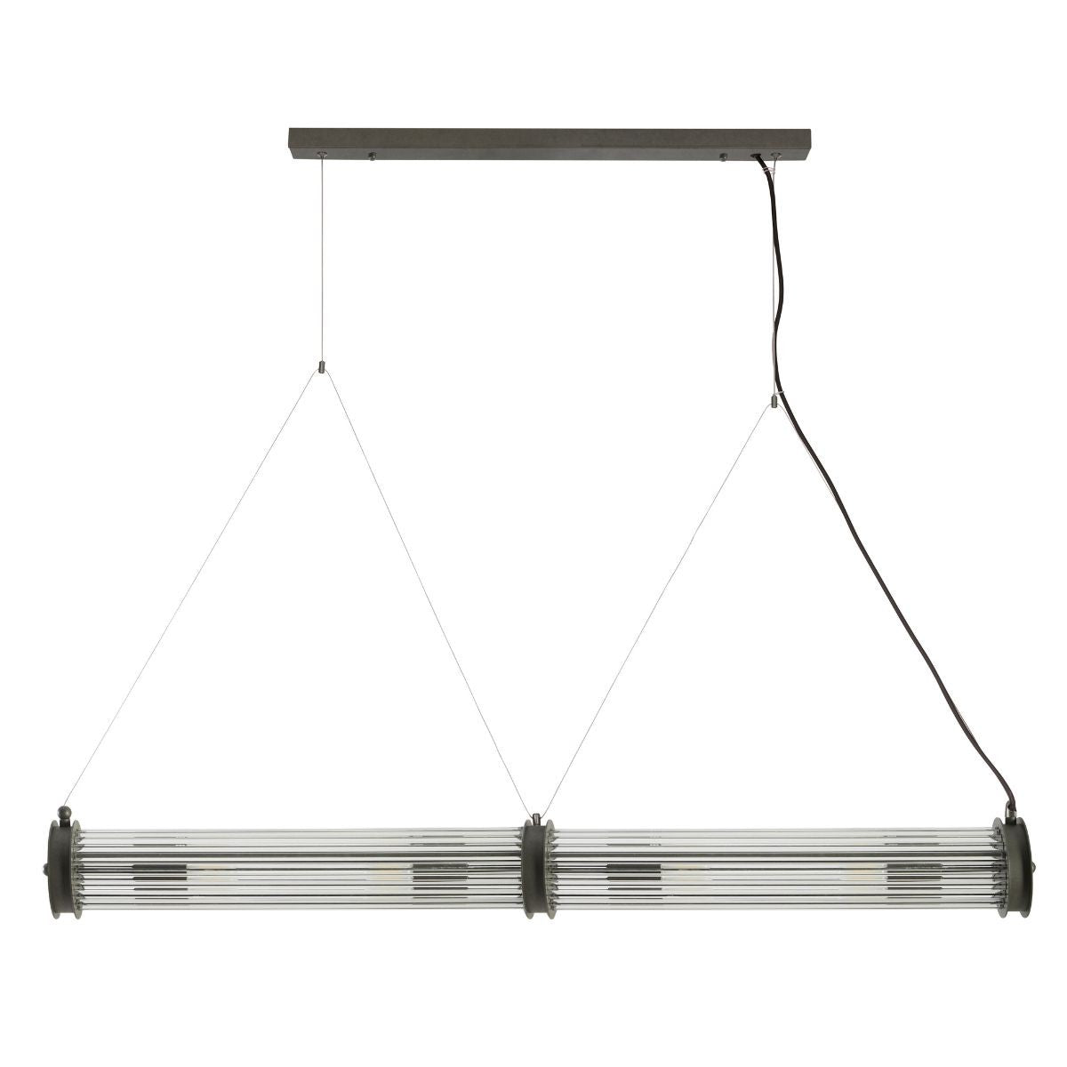 Signature - Hanglamp buis - Grijs - 120x12x120 cm