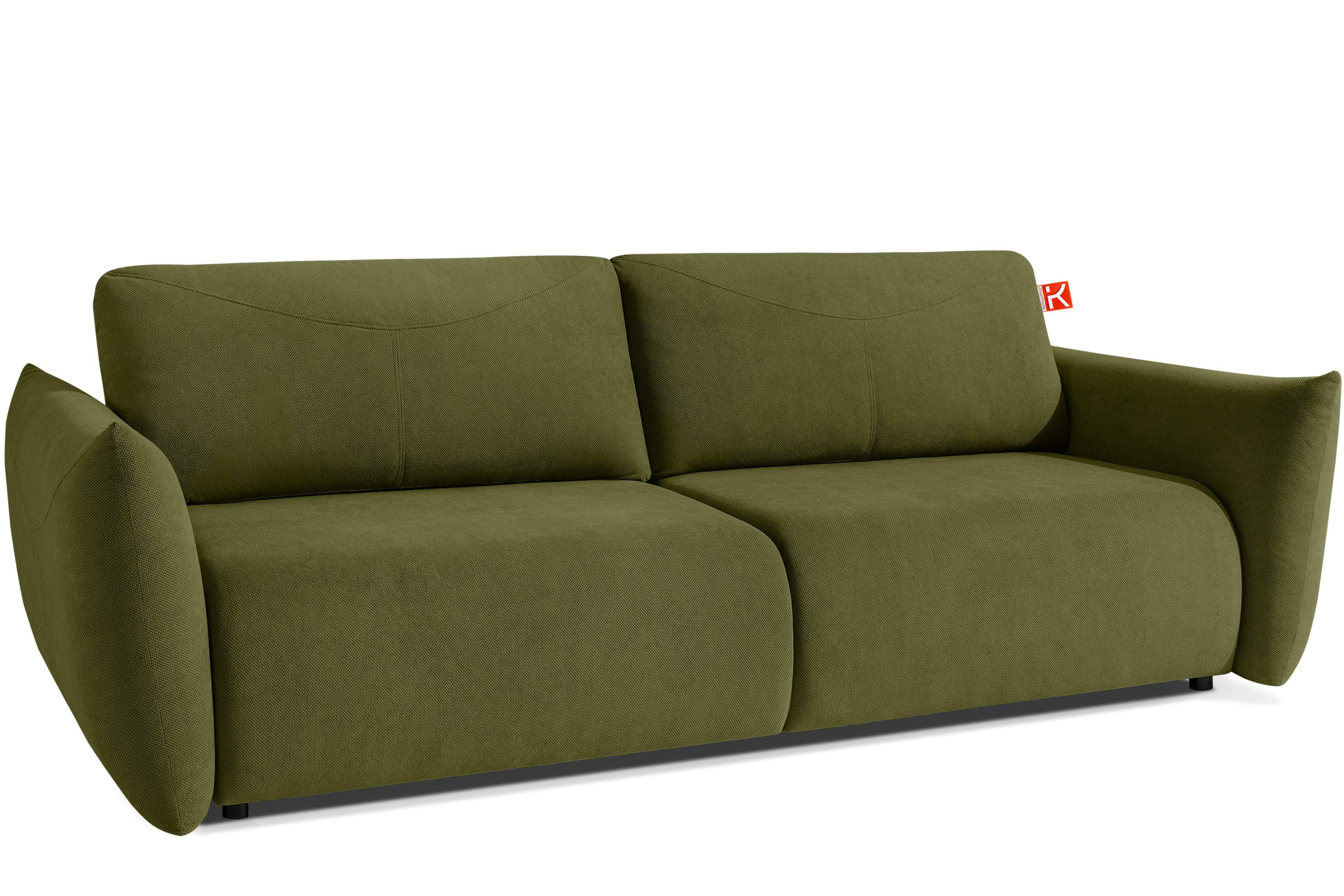 KONSIMO LAVIS Rozkładana nowoczesna sofa z pojemnikiem na pościel
