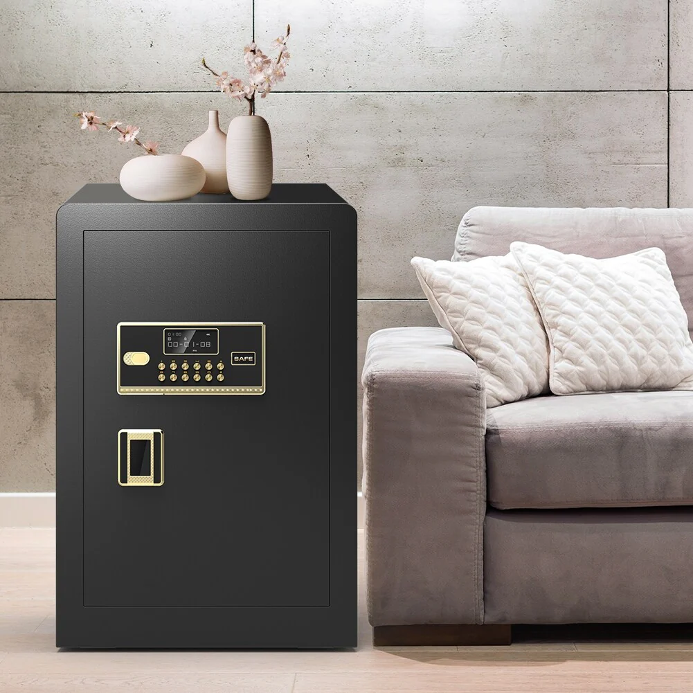 2.4 Cubic Feet Electronic Digital Security Safe with Keypad and Key for Home Office Safe Box, Suitable for Home,Office,Hotel