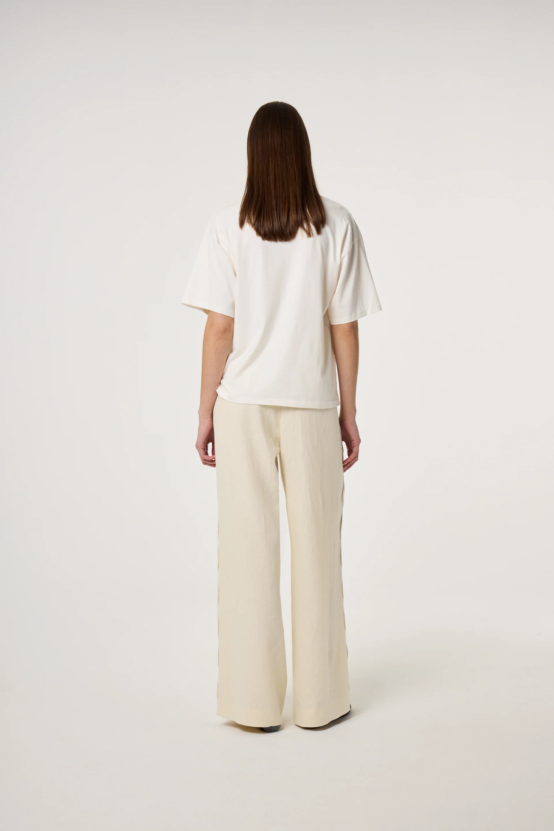 Fay T-shirt | Cosy White/Green