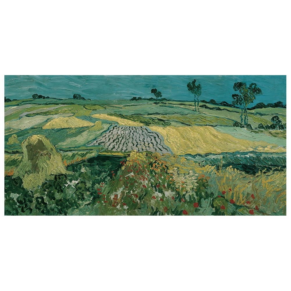 - Tableau - La Plaine D'Auvers Vincent Van Gogh 50x100cm