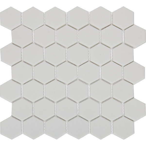 Mosaïque blanc 30x30cm Plain GoodHome