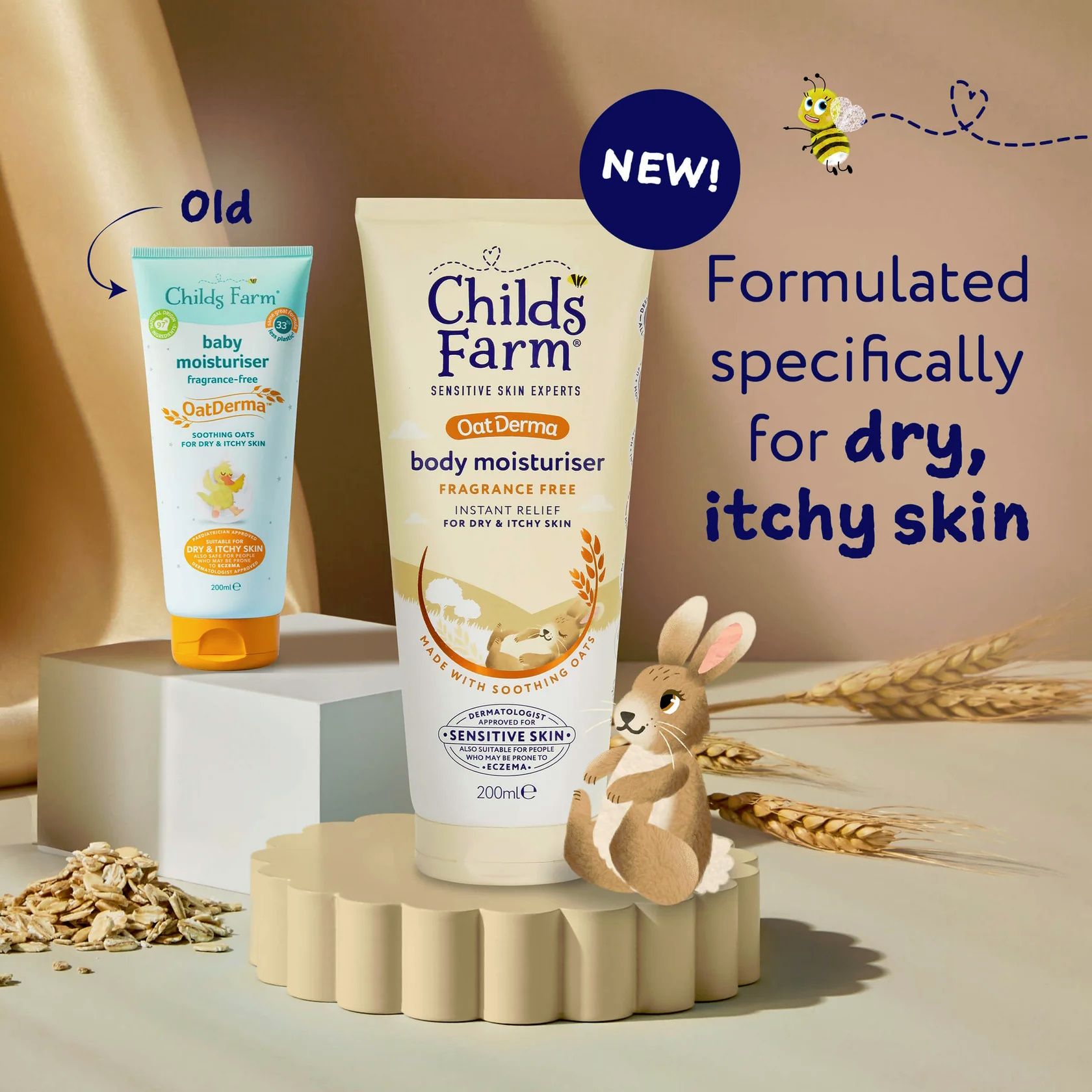 Child's Farm Oat Derma Body Moisturiser 200ml