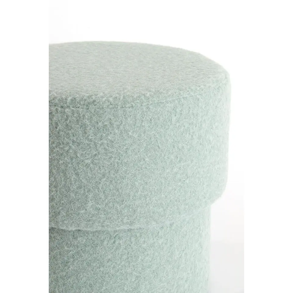 Poef Muno - Lichtblauw - &Oslash;50x45cm