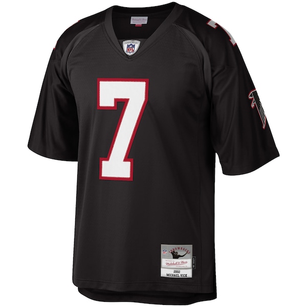 Michael Vick Atlanta Falcons Big & Tall 2002 Retired Player Replica Jersey - Black