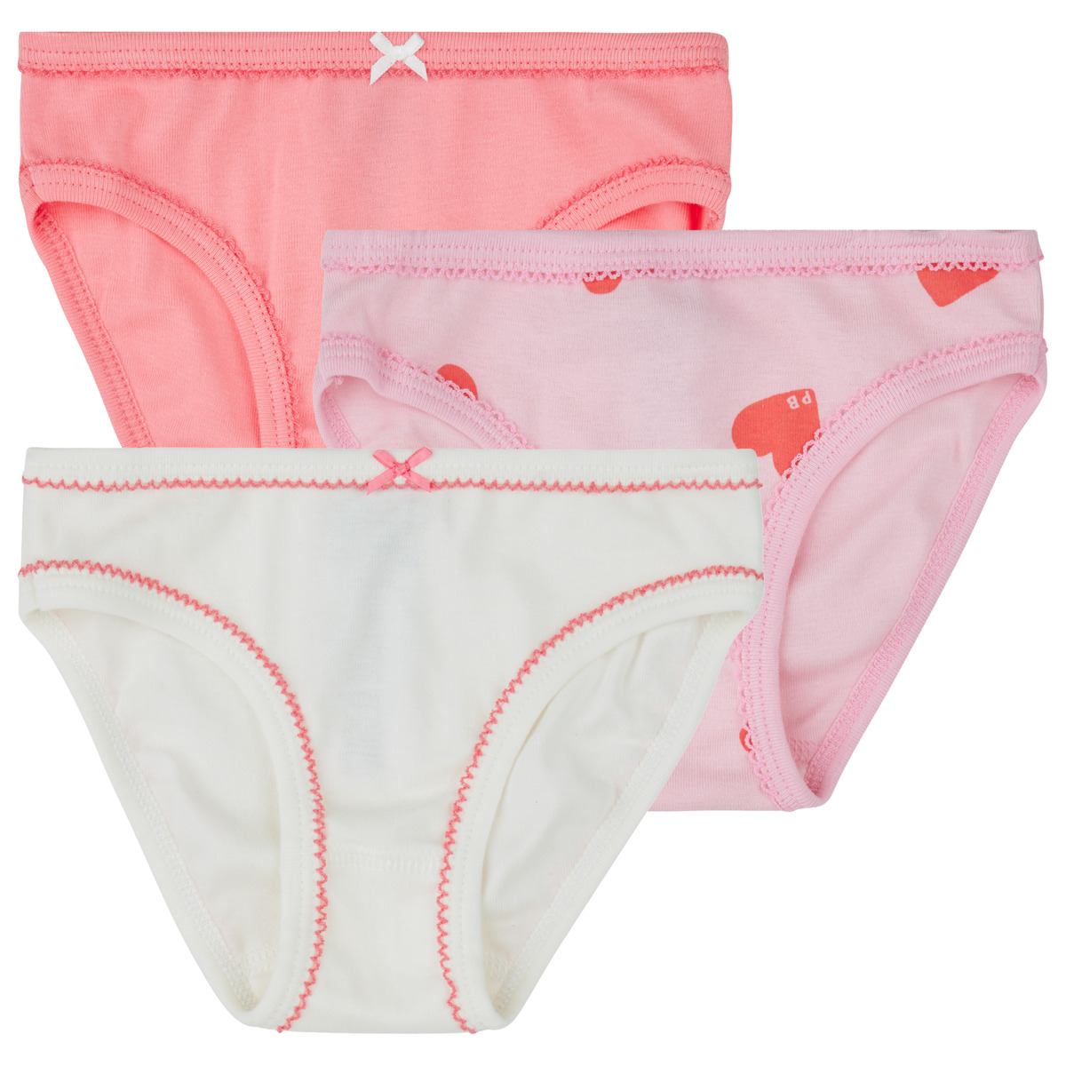 Petit Bateau - 3 CULOTTES - Pink