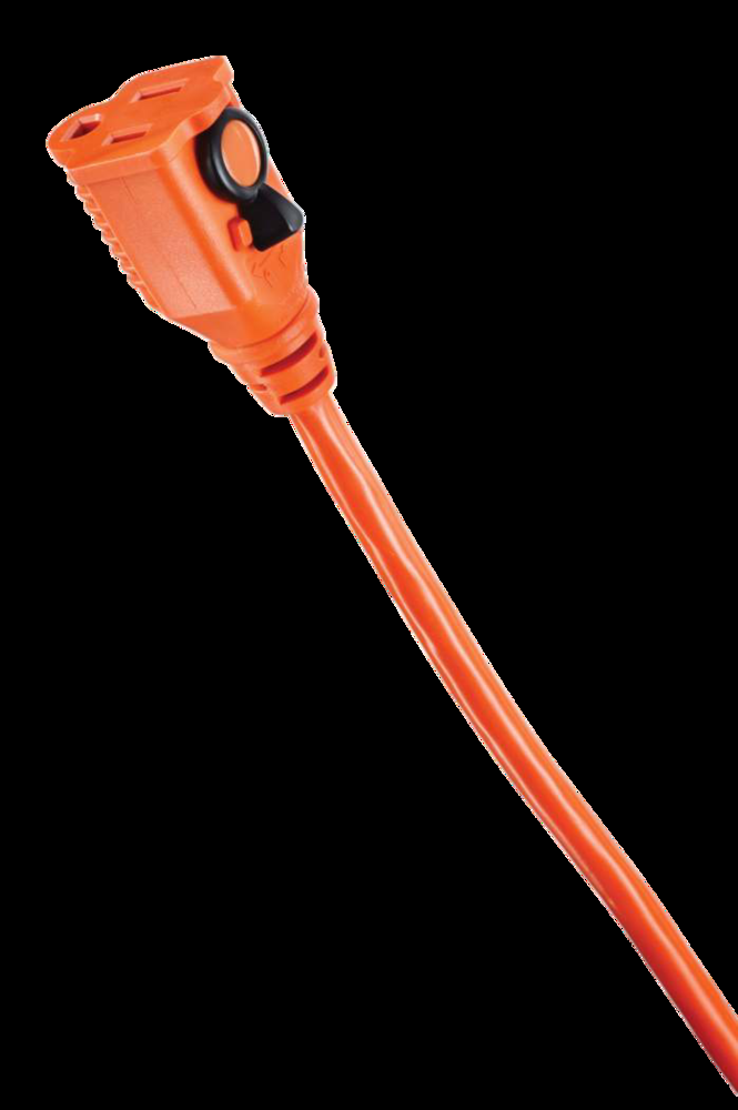 NOMA 32-ft 10-in 16/3 Outdoor Extension Cord with Grounded Outlet and Locking Connector, Orange