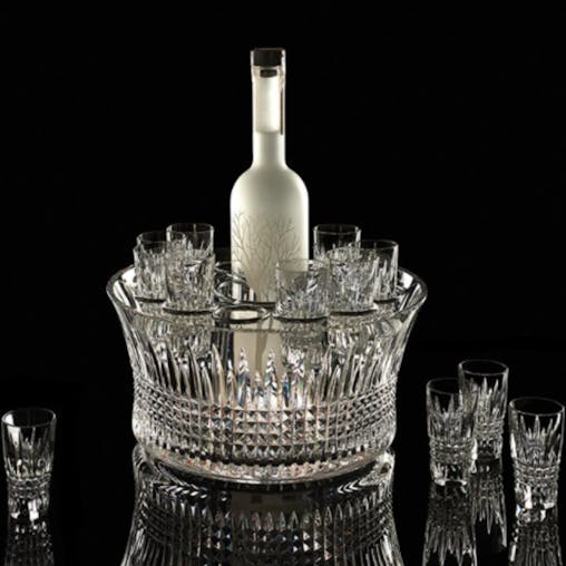 Waterford Crystal Lismore Diamond Vodka Set of 6 Shot Glasses