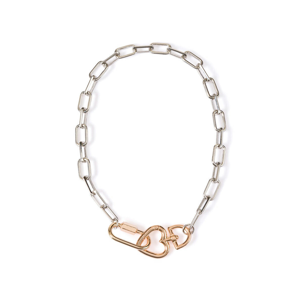 collier chaîne détail coeur