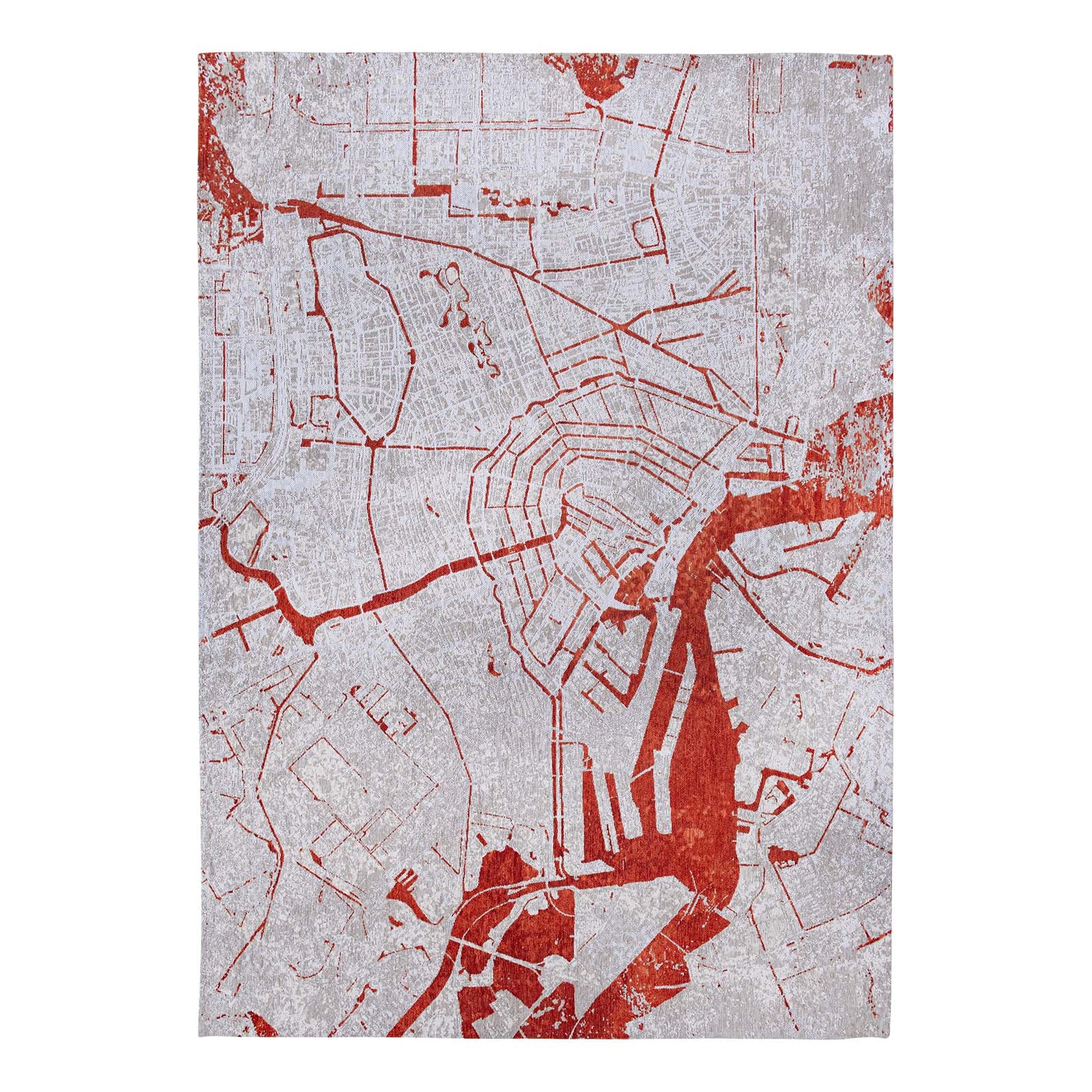 Louis De Poortere vloerkleed Orange Cut - rood - 170x240cm