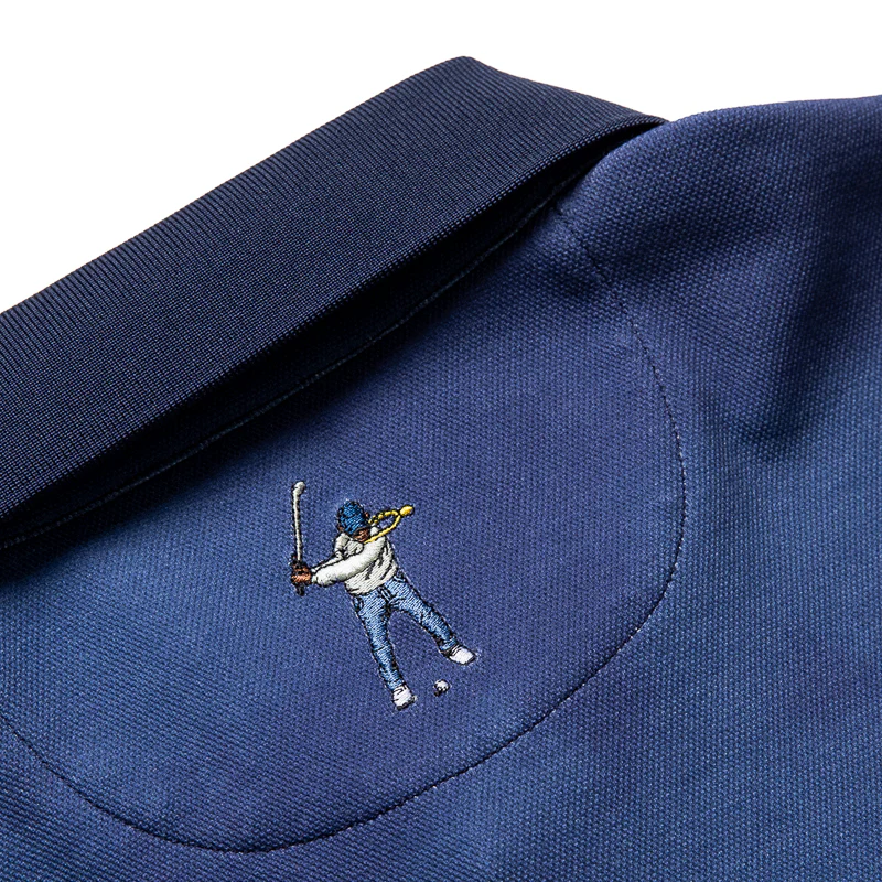 Eastside Golf Canvas Pique Polo - Blue Void
