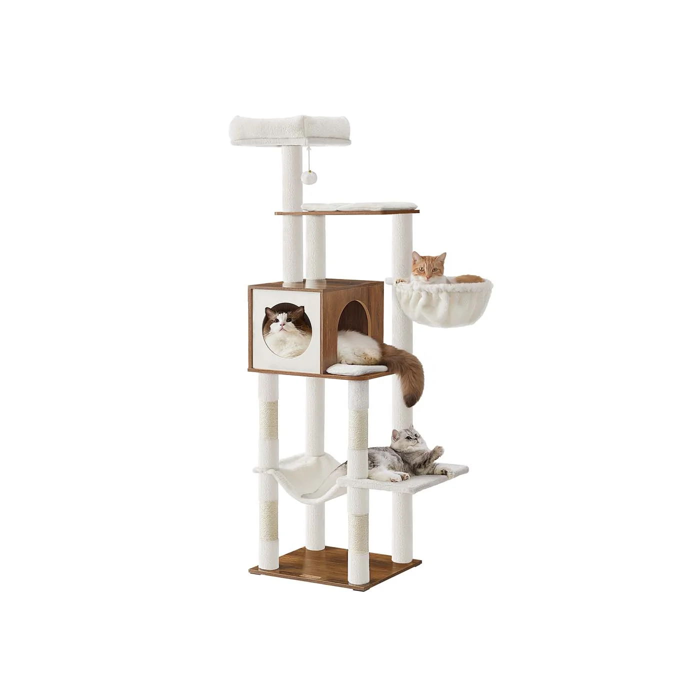 Grand arbre à chat avec grotte