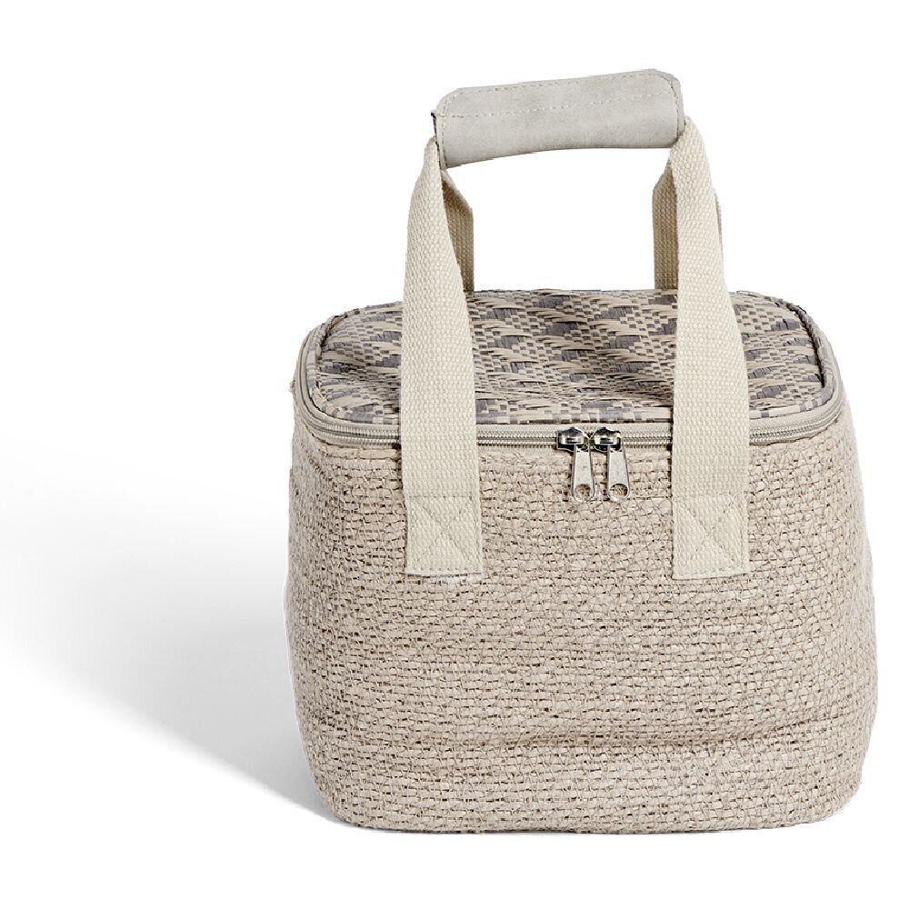 Sac fraÎcheur 9L jute et coton marron 23x18,5x21cm
