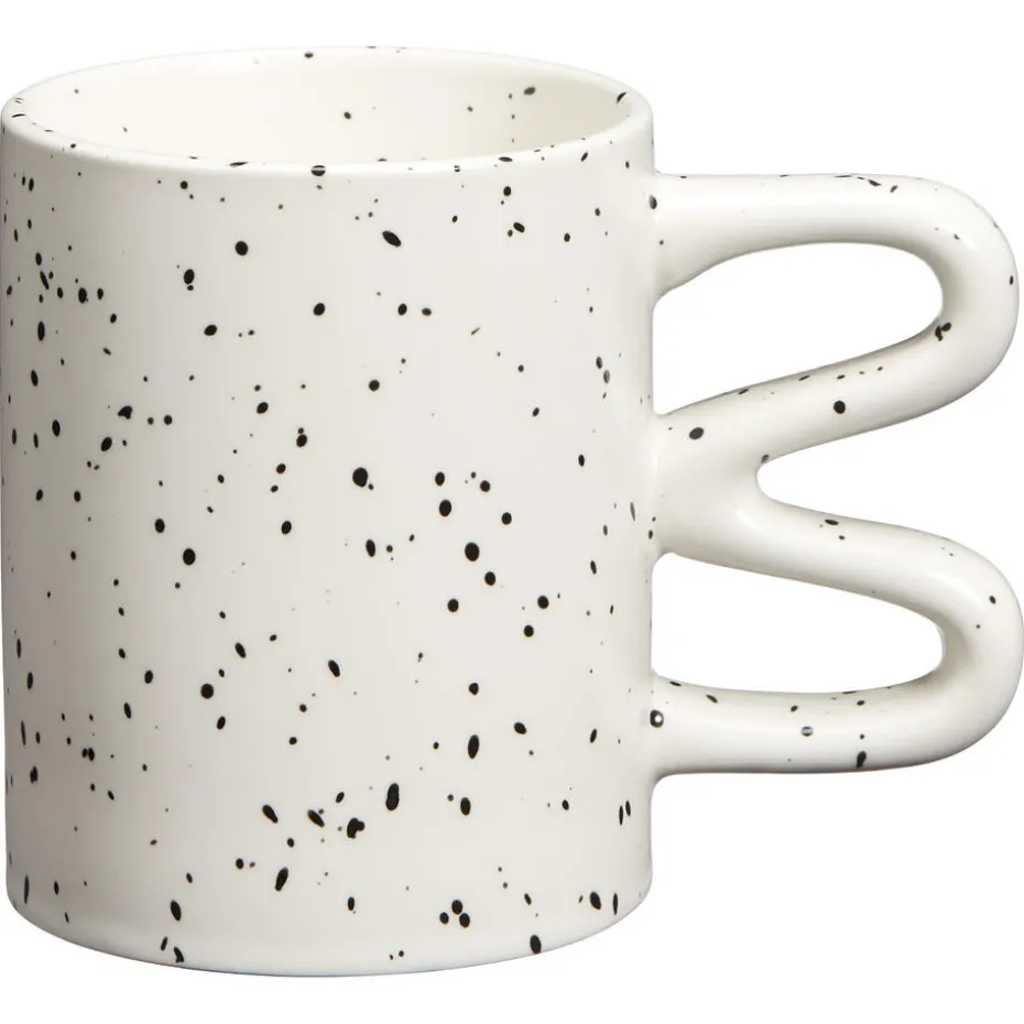 Kwantum Mokken | Mokken | Mok Met Oor Daniëlle  320ml Wit