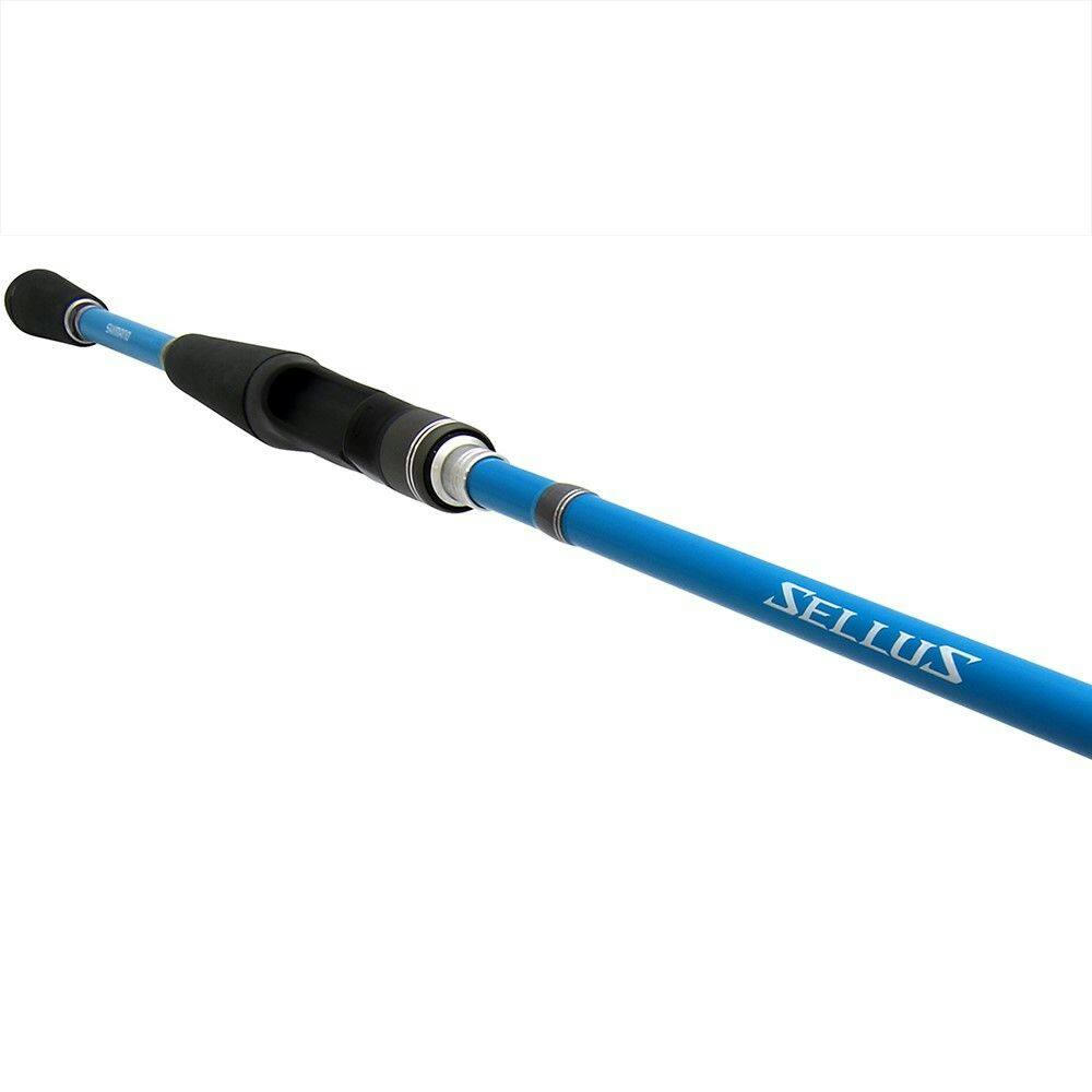 Shimano Sellus 2-Piece Lightweight Spinning Fishing Rod with Titanium Oxide Guides, Medium-Heavy, 7-ft 1-in