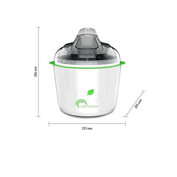 LITTLE BALANCE 8234 Happy Sorbets, Sorbetiere, Machine a Glaces, Sorbets, Cremes glacées, 1,5 l