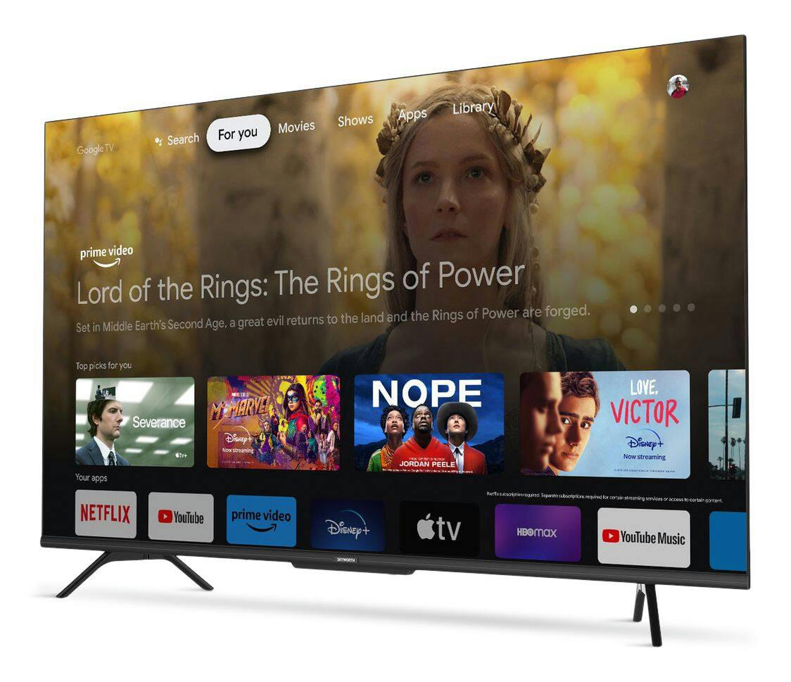 Skyworth Android 4K Ultra HD Google TV, 43-in