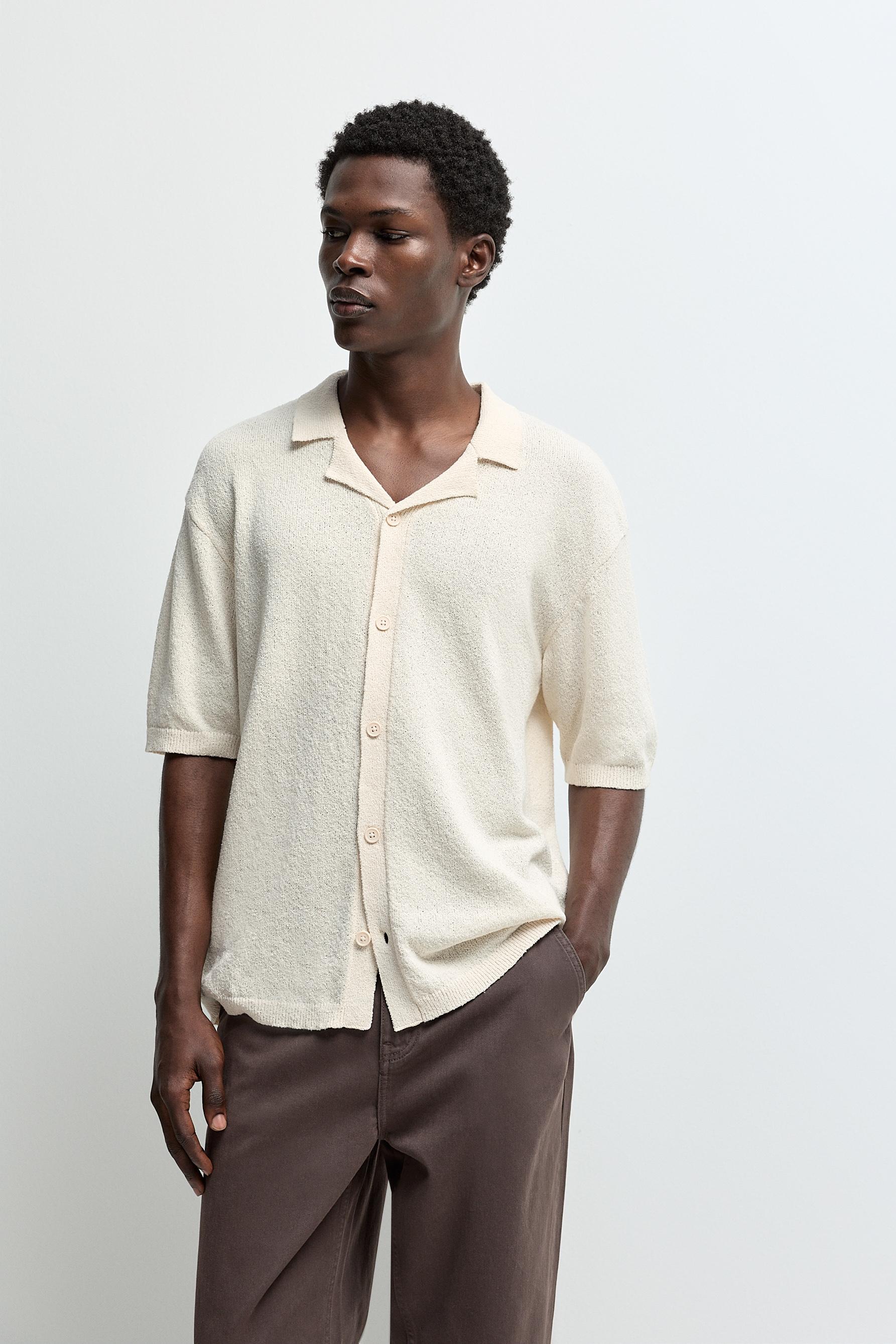 Camisa punto bouclé