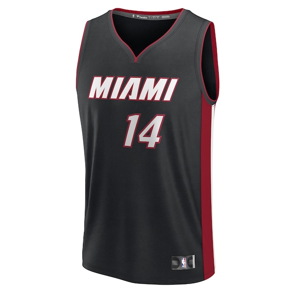 Tyler Herro Miami Heat  Youth Fast Break Replica Player Jersey - Black - Icon Edition