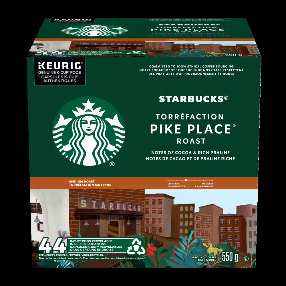 Keurig Starbucks Pike Place Medium Roast K-Cup® Coffee Pods, 550-g, 44-pk