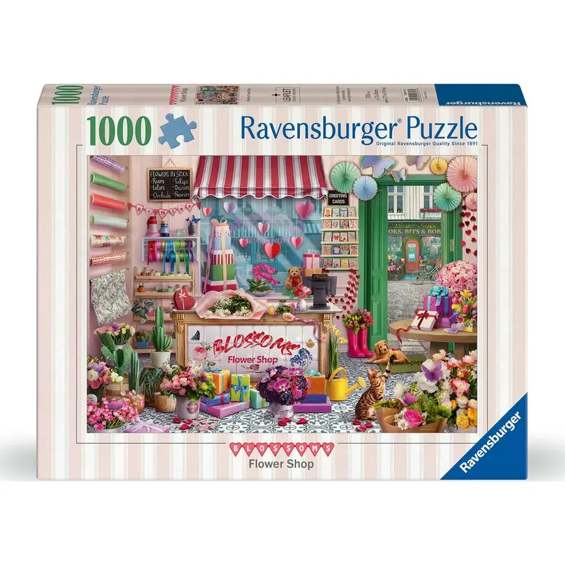 Puzzle Der kleine Blumenladen