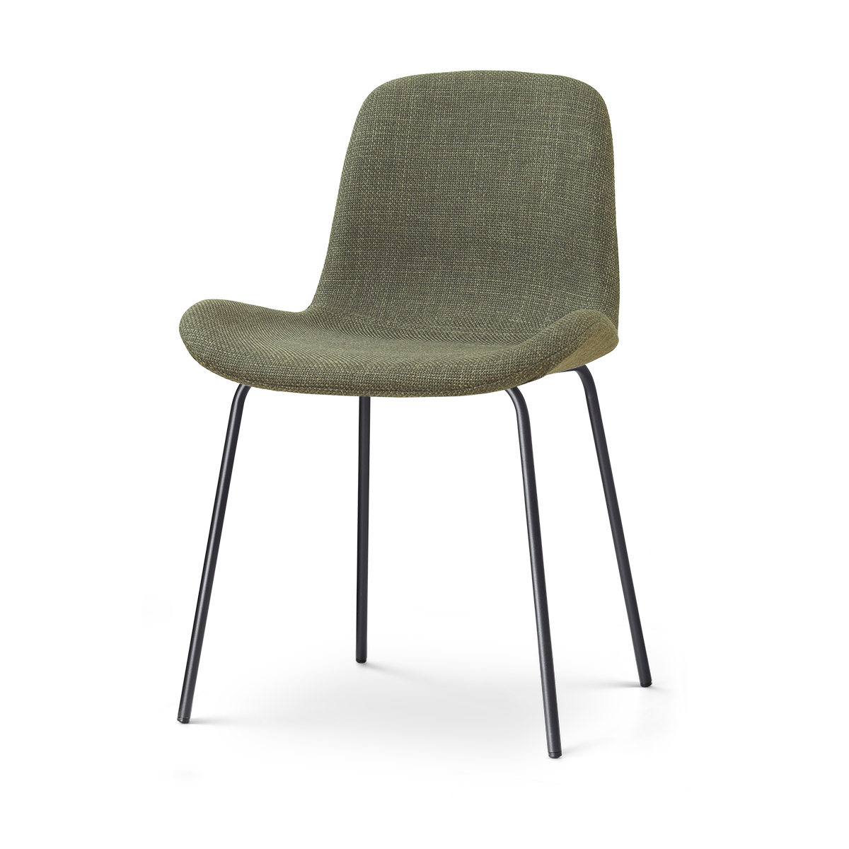 Nolon Nora-Fé Eetkamerstoel Forestgroen - Zwart Onderstel