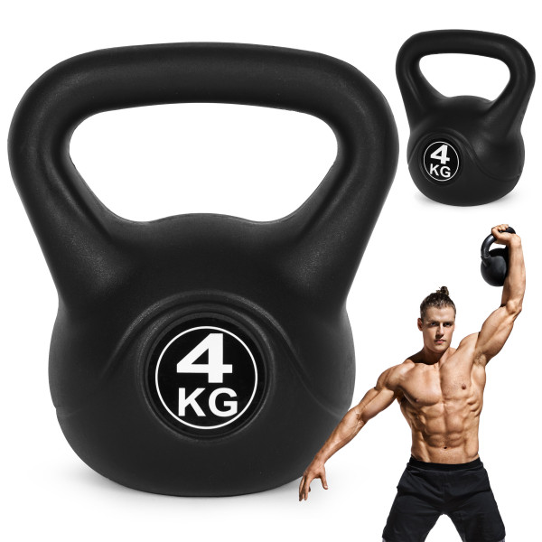 Kettlebell4 kg do ćwiczeńfitness ModernHome