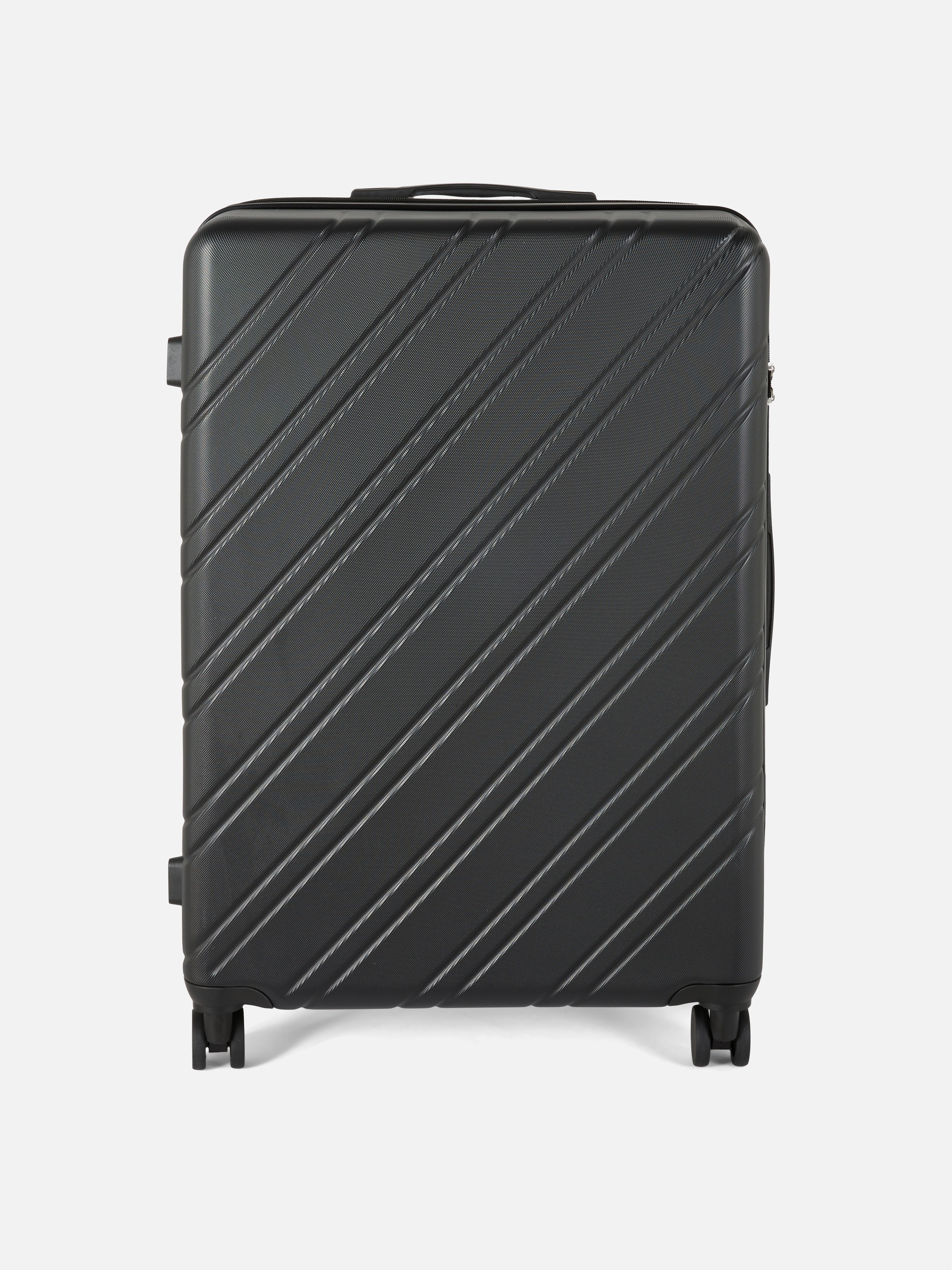 Ribbed Hard Shell Suitcase