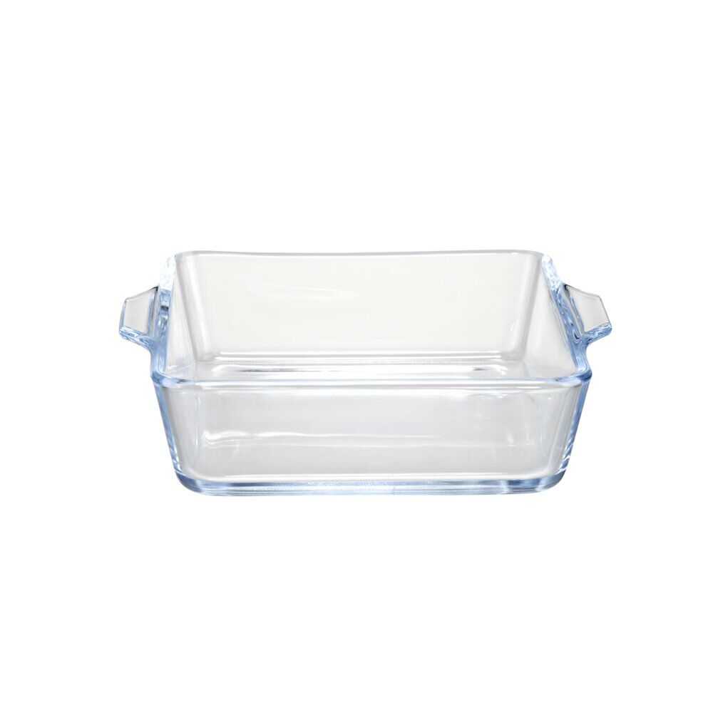 Plat à four 500ml carré en verre borosilicate 15x13x4cm
