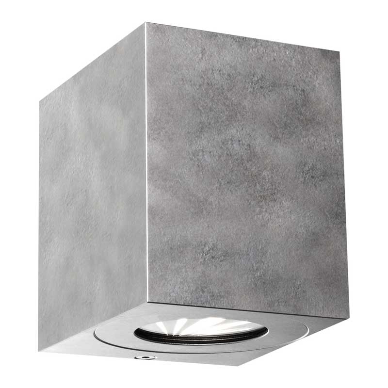 Nordlux Canto Wandlamp Buiten | 2-lichts LED | 2700K | IP44 | Verzinkt | Seaside