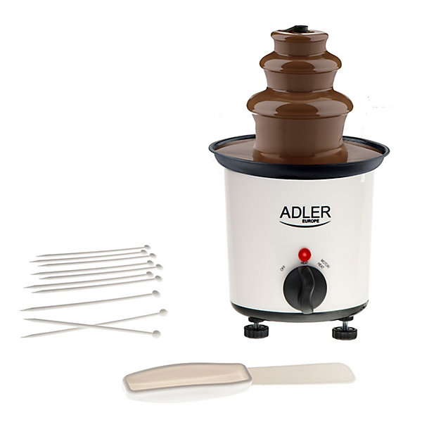 Fontaine à chocolat Adler AD 4487, 200ml, 30W   10 batonnets   1 cuillère