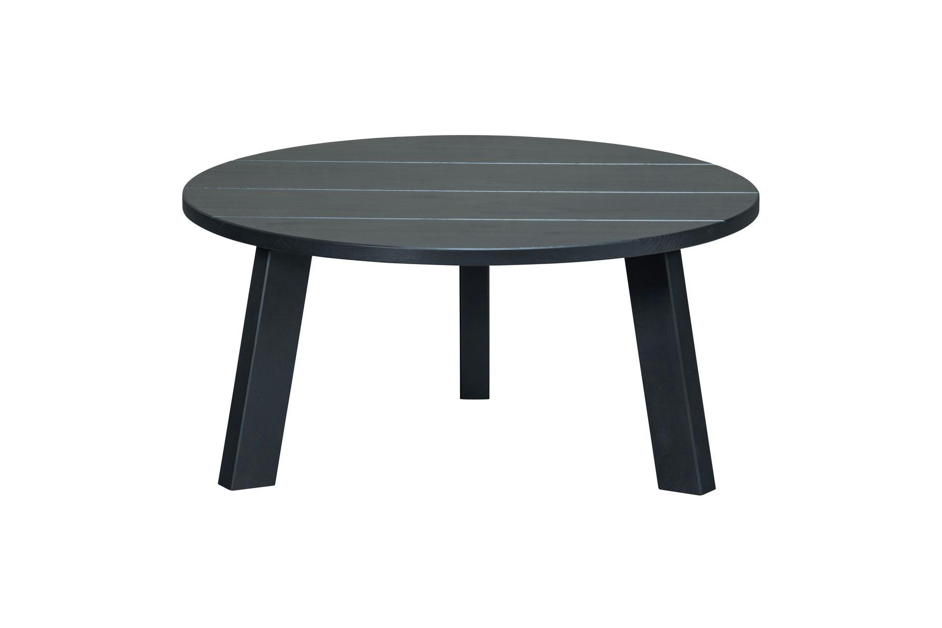 BENSON - Grande table d'appoint en bois noir