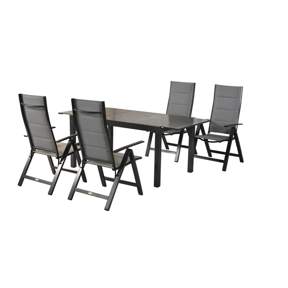 Gartenmöbel-Diningset »Florenz«, 5 tlg., 4 Sitzplätze, Aluminium