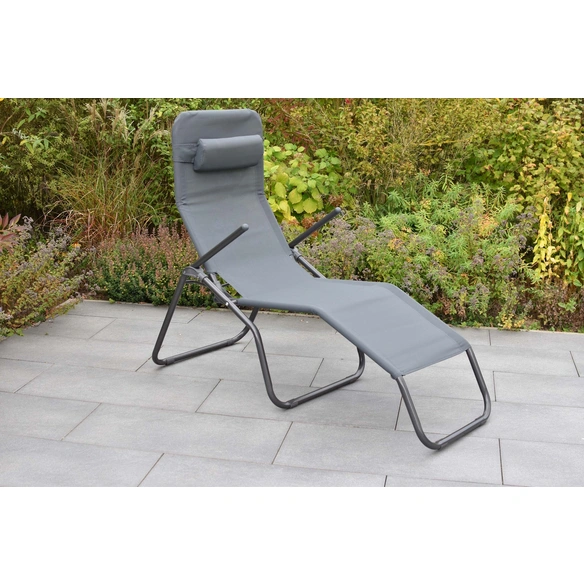 Gartenliege, Wellnessliege XXL, LxB: 154 x 67 cm