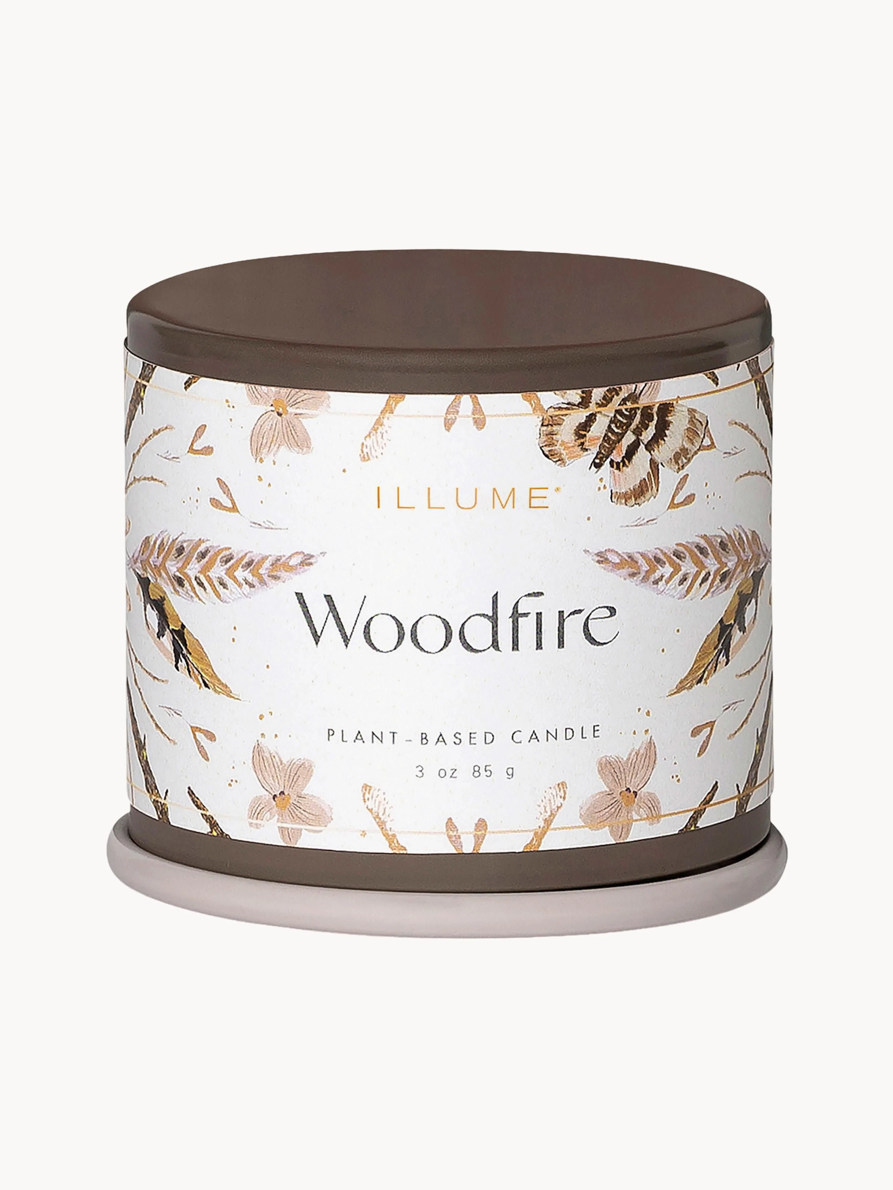 Duftkerze Vanity Tin (Zedernholz, Wildleder & Amber)