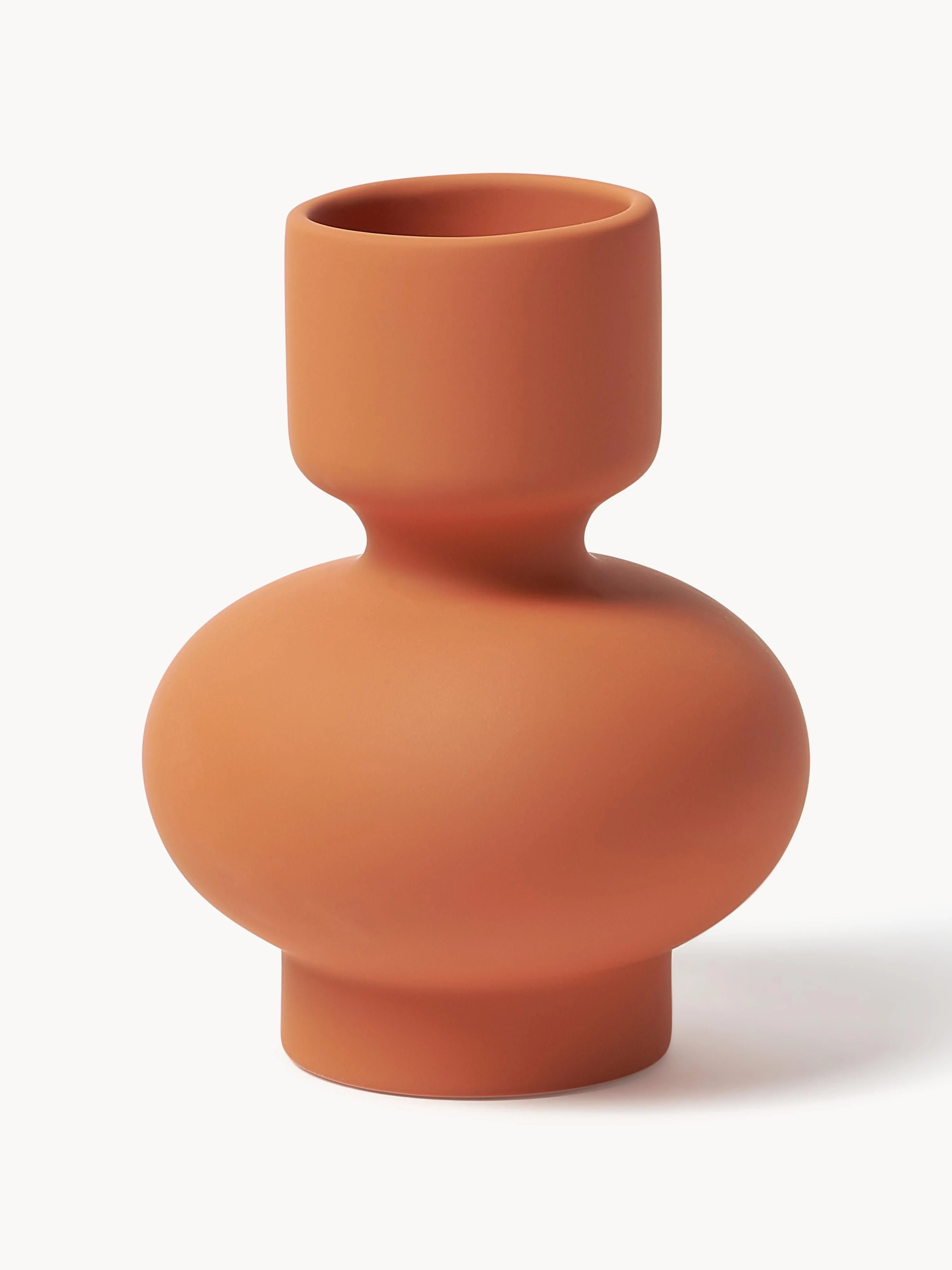 Vase Elta aus Steingut, H 16 cm