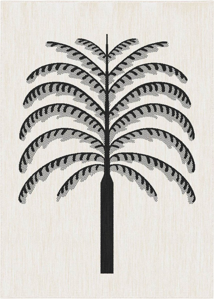 Buitenkleed Breeze zwart/wit - Interieur05