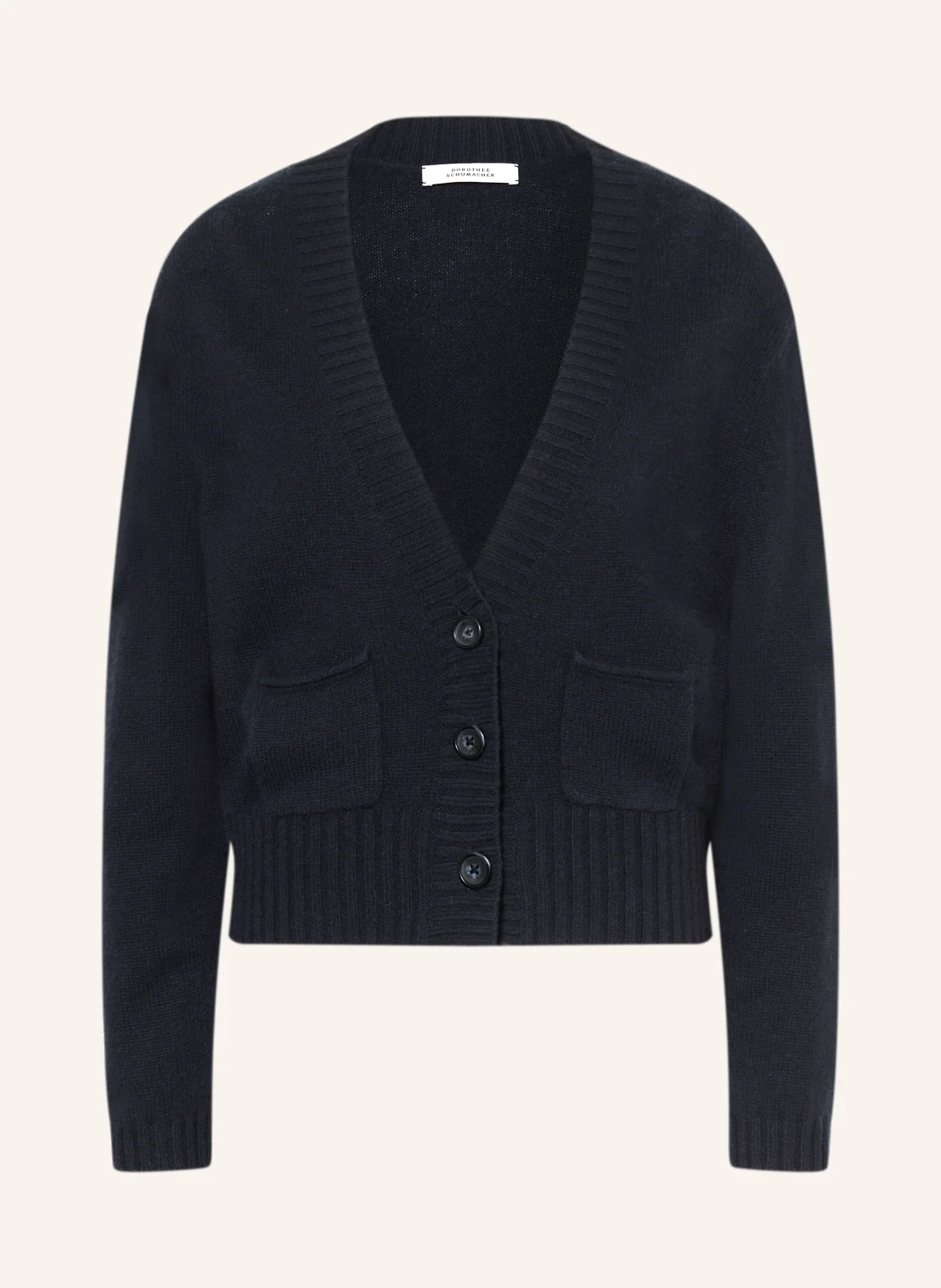 DOROTHEE SCHUMACHER Strickjacke FOULARD STATEMENTS mit Cashmere