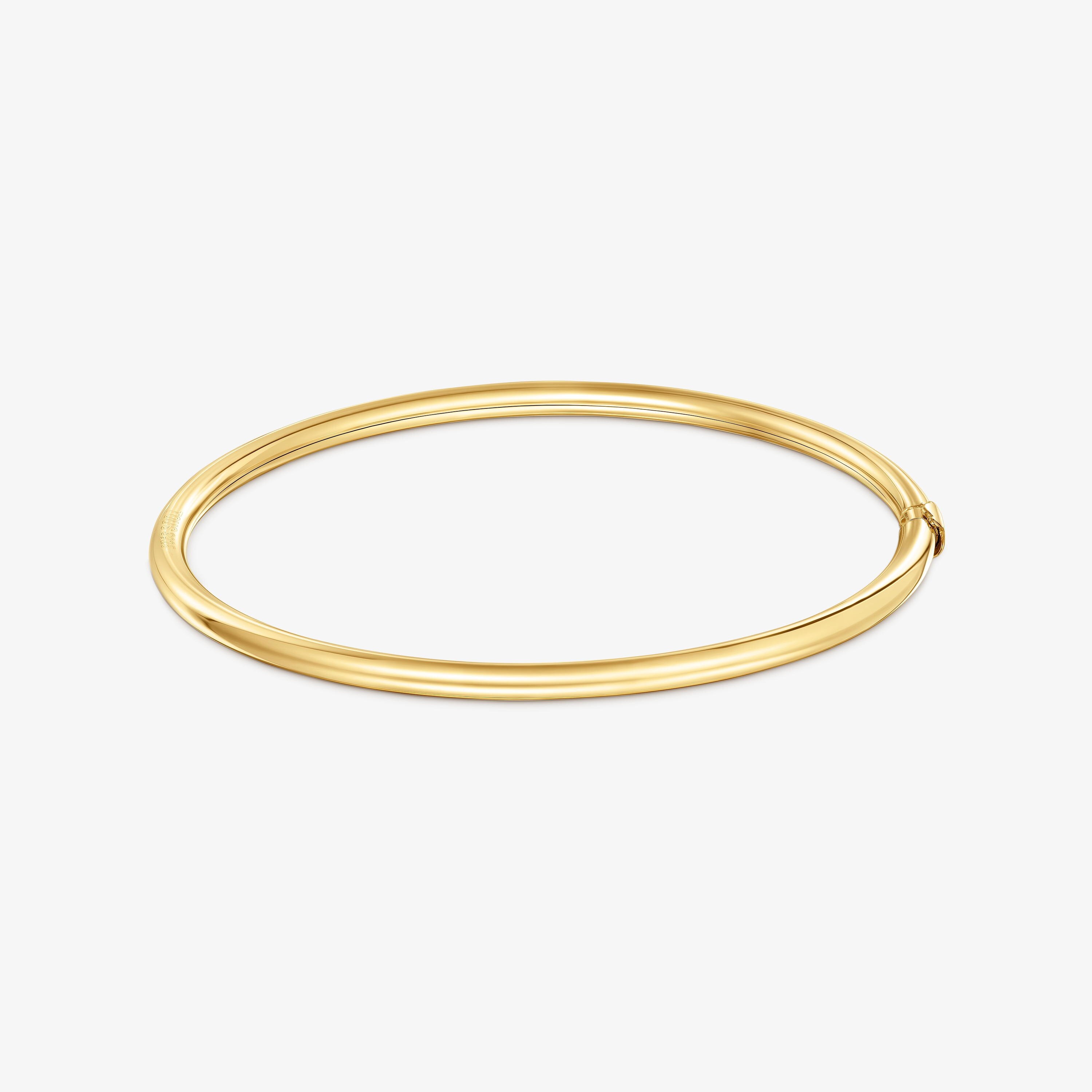 Pulsera esclava con baño de oro de 18 kt sobre plata Hold
