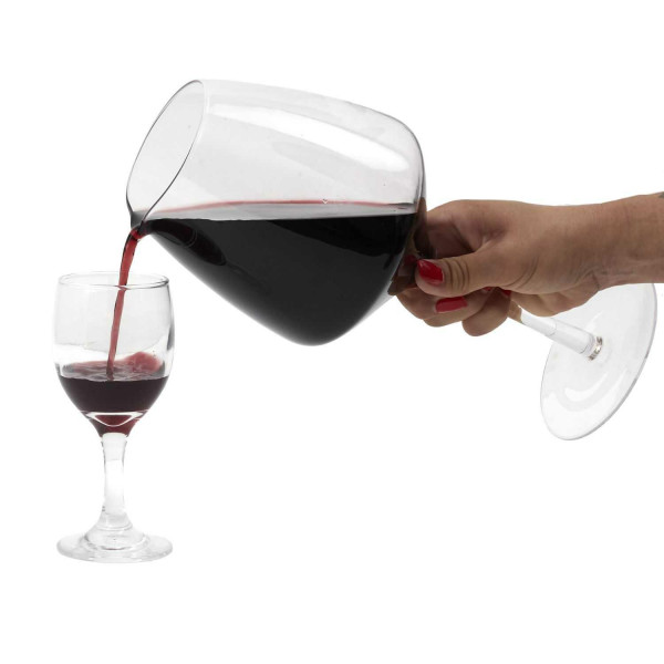 Karafka do wina Vinario 1,6 l kieliszek transparentny