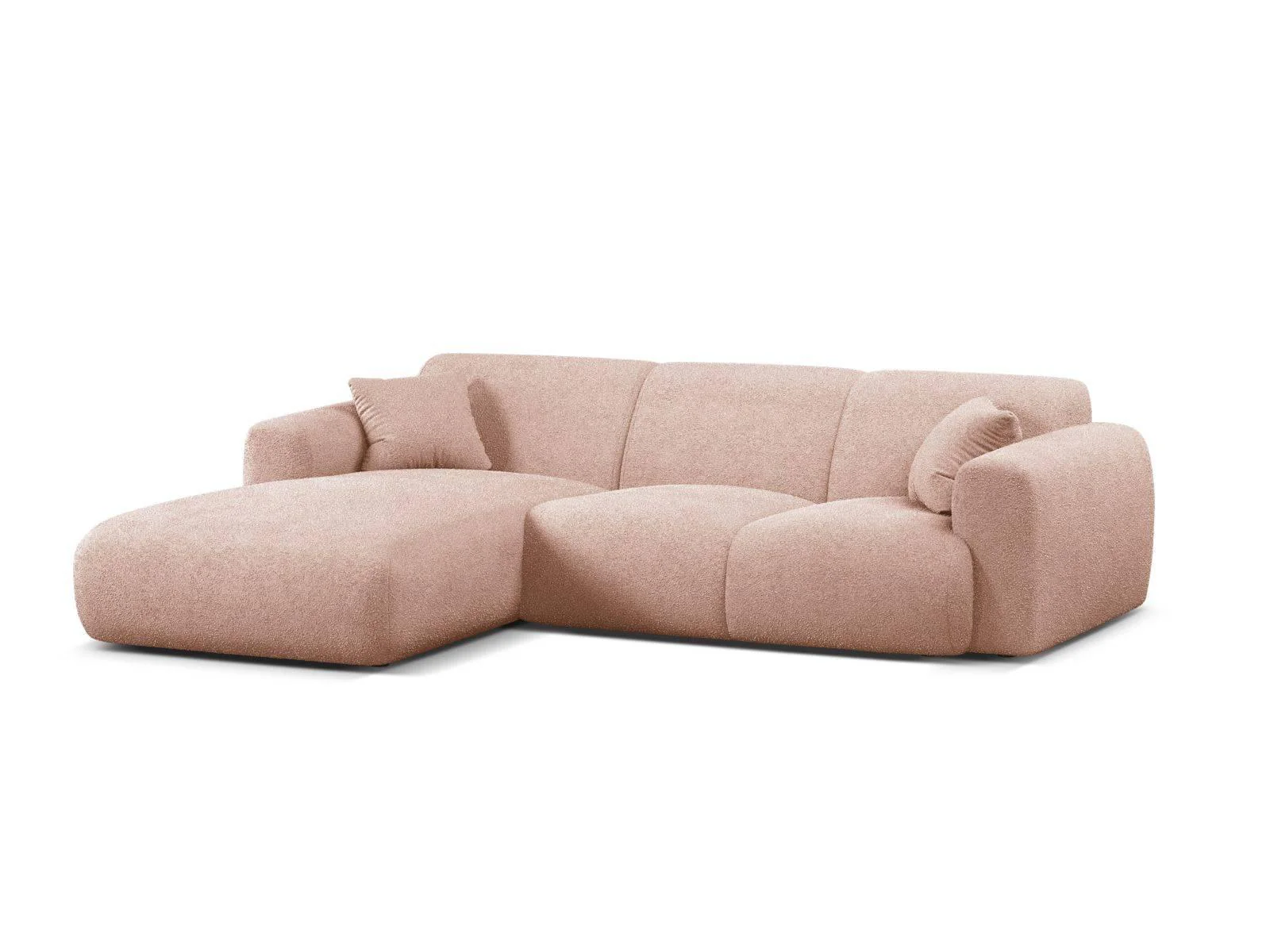 Hoekbank Molino links bouclé