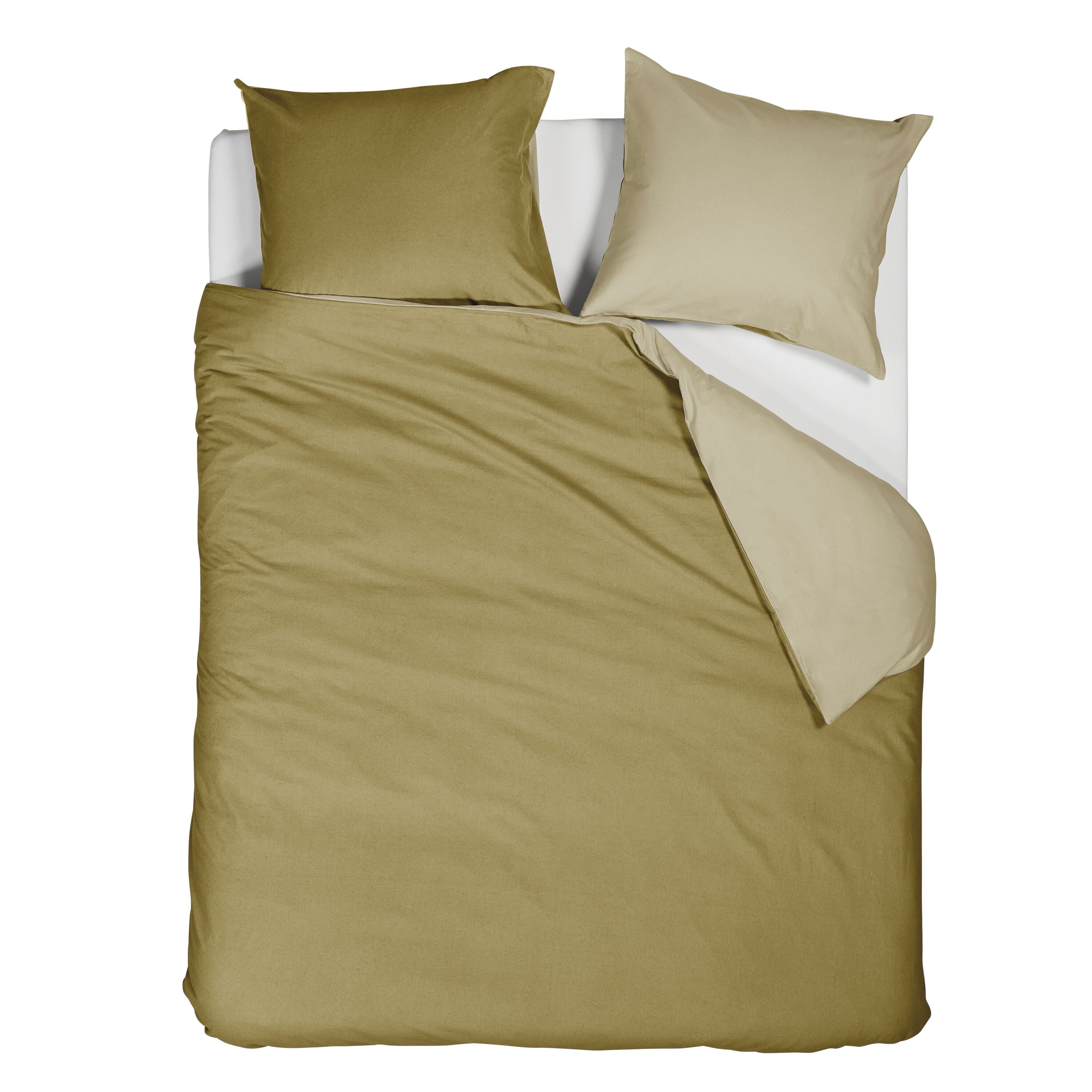 Beddinghouse Warm Dekbedovertrek 240 x 200/220 cm - Geel