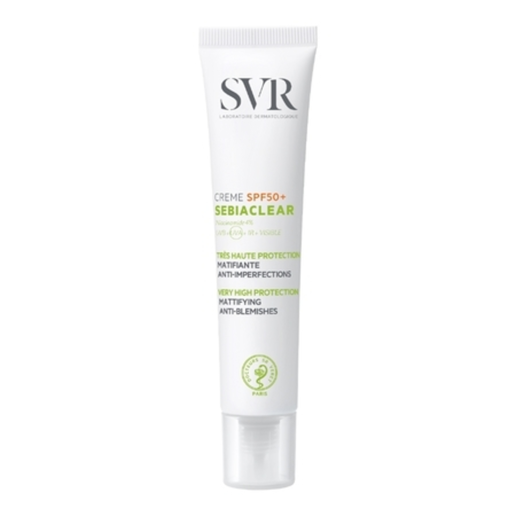 SEBIACLEAR CRÈME SPF50 Haute protection matifiante anti-imperfections