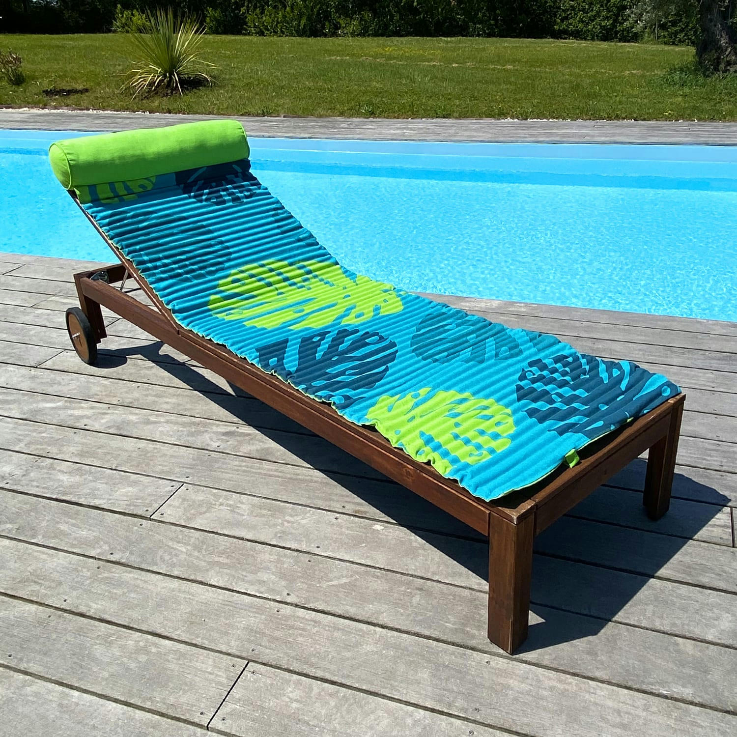 MATELAS POUR BAIN DE SOLEIL - Matelas de plage pour bain de soleil Kasvi 60x180 multicolore
