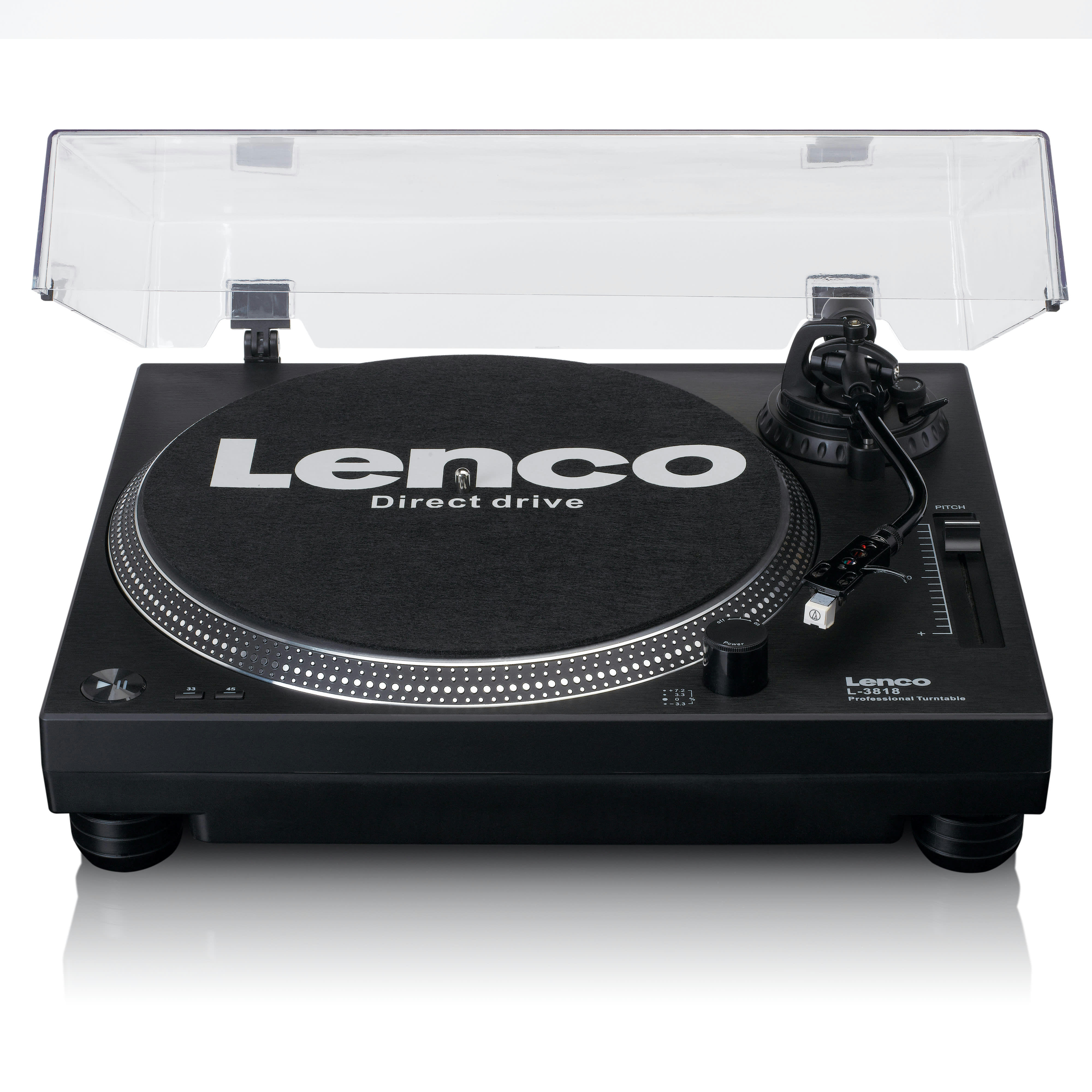 - Platine à entraînement direct avec encodage usb et pc noir