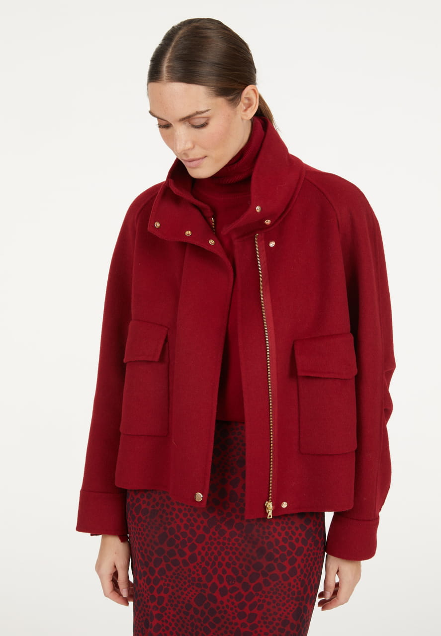 Jacke aus Double-Face