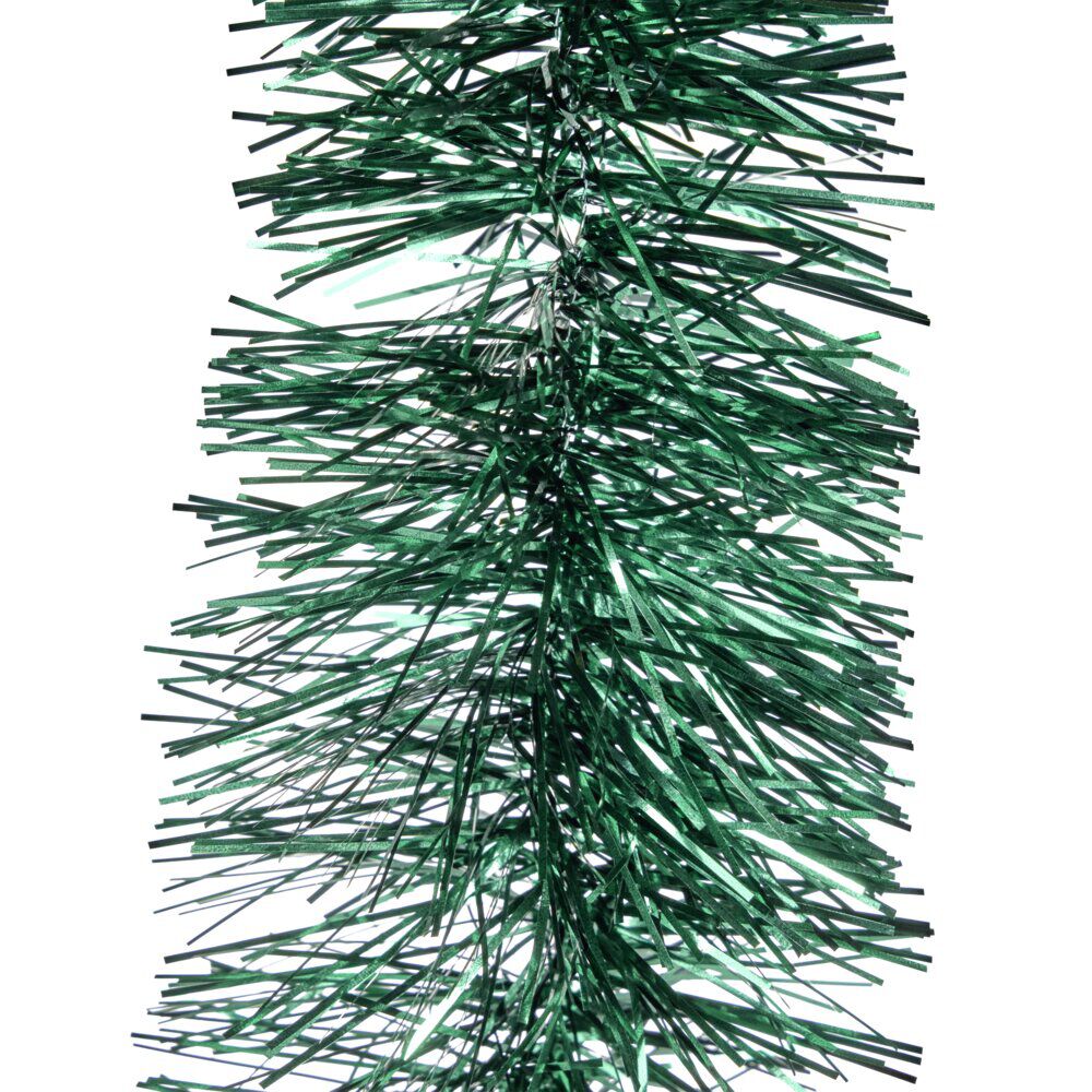 Guirlande de No&euml;l touffue verte L400cm
