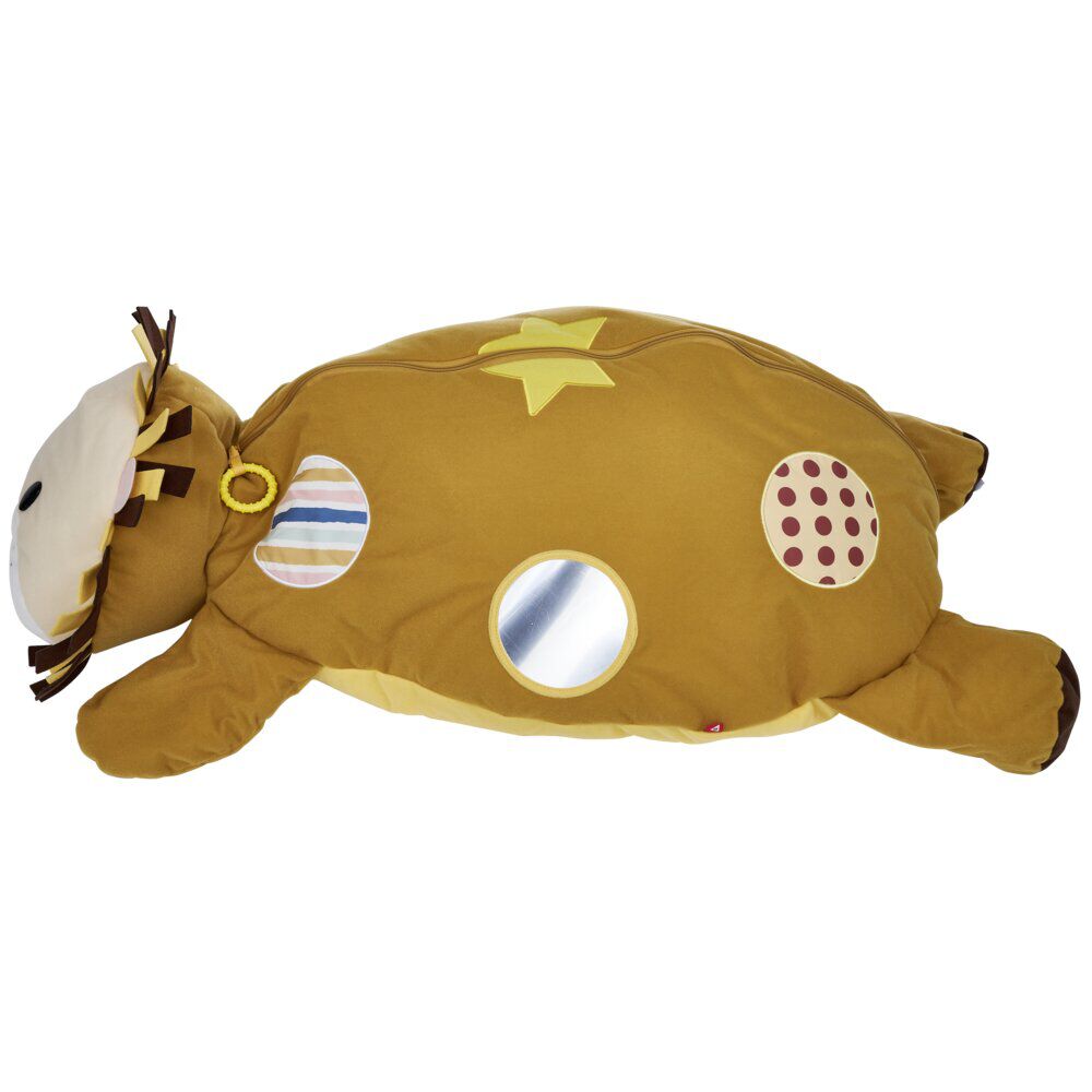 Peluche piscine à balles Lion L.100x59xH.32 cm   20 boules multicolore
